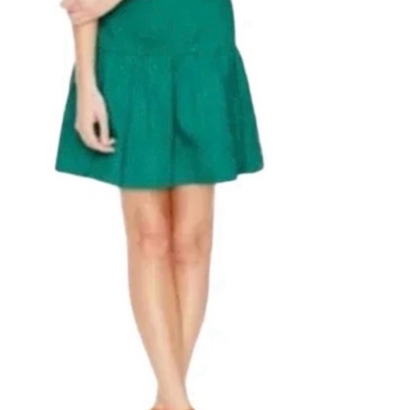 J.Crew Matelasse Drop Waist Skirt, Jacquard Green - Picture 7 of 7